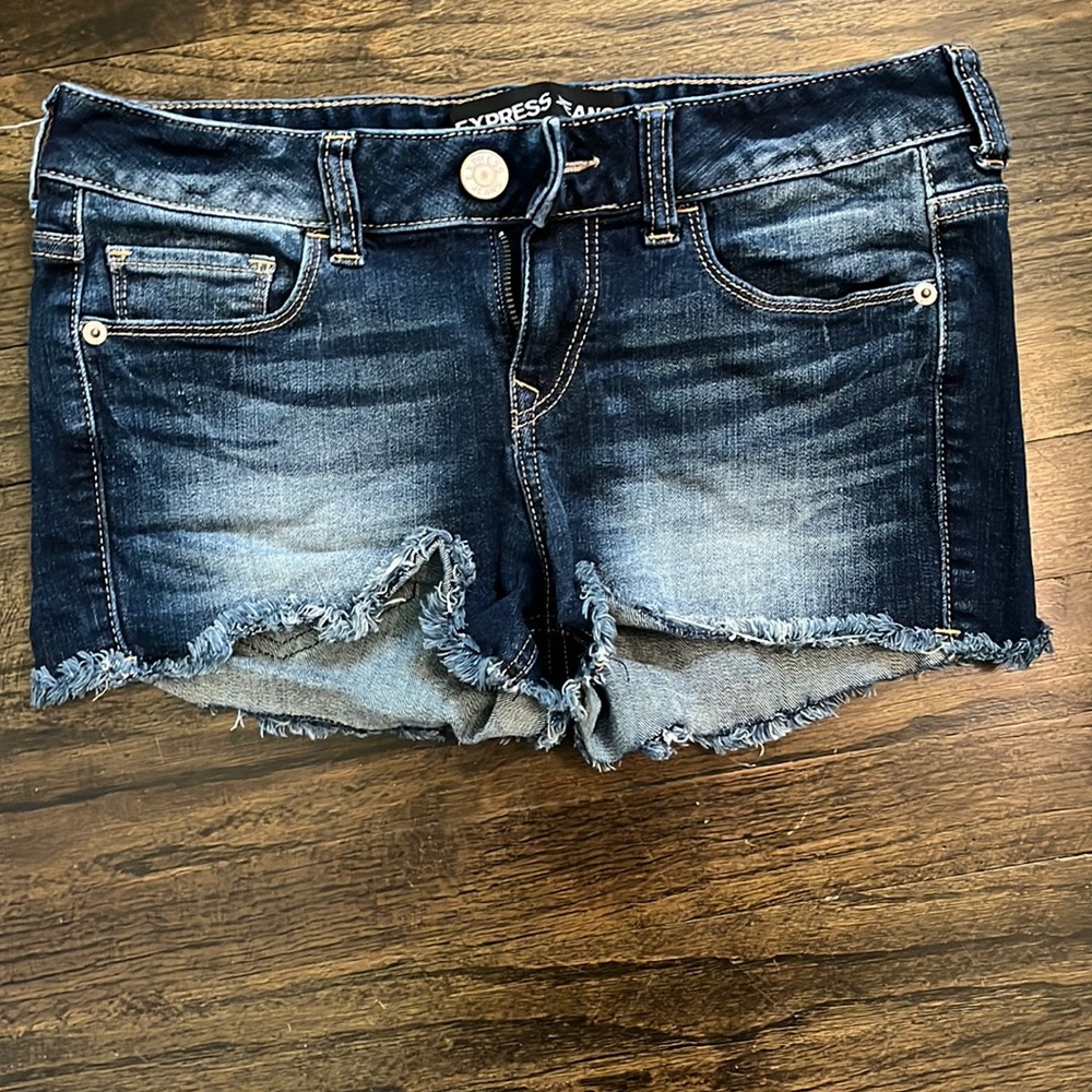 Express denim shorts